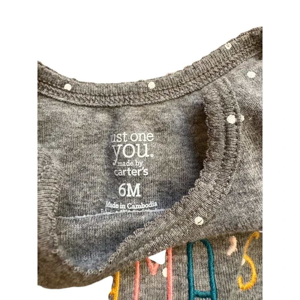 Baby Girl 3-Piece Outfit Lot 6–12M Carter's Old Navy Gerber Bodysuit Pants as is